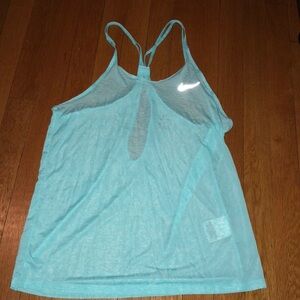 Blue Nike Dri Fit tank top